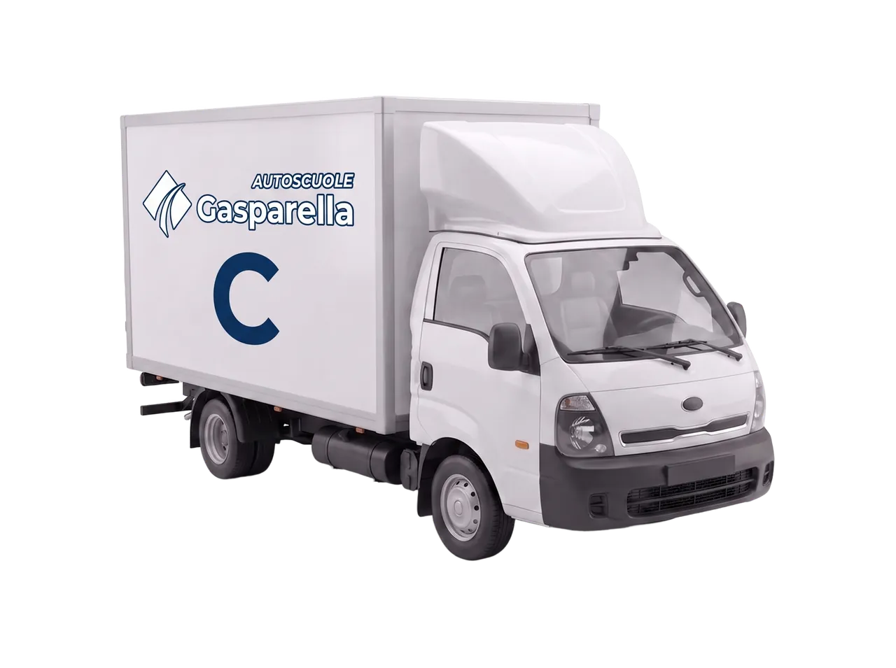 Camion Patente C con logo Autoscuole Gasparella
