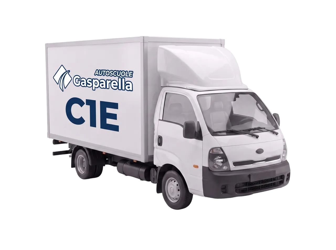 Camion Patente C1E con logo Autoscuole Gasparella